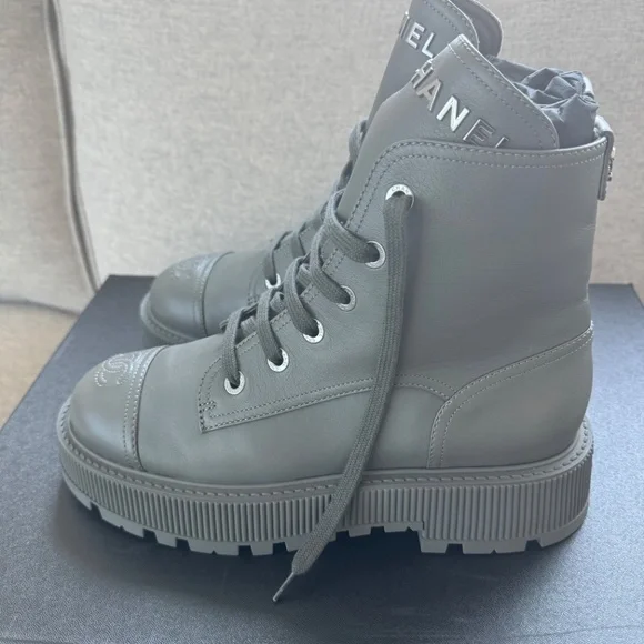 NBW Chanel Lug Sole Boots - Picture 8 of 9